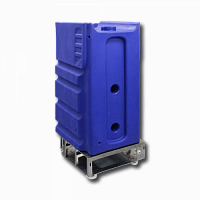 350 Liter PE tank, with continuous level sensor and sanitization module