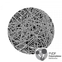 Мембраны из поливинилиденфторида (ПВДФ) 0,22 мкм, 47 мм, гидрофильные, нестерильные 100 шт