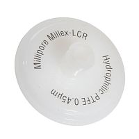 Насадки для фильтрования Millex-LCR, 0,45 мкм, 25 мм, стекловолоконный префильтр, нестерильные, 1000 шт/уп.