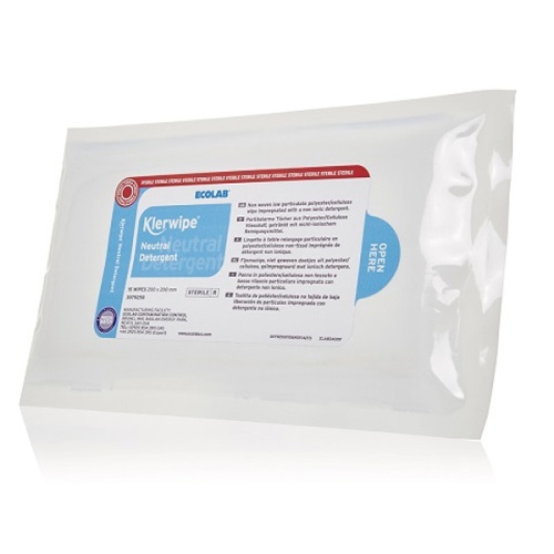 Klerwipe CR klerclean sterile low particulate wipes / Клервайп салфетки стерильные, пропитанные нейтральным детергентом