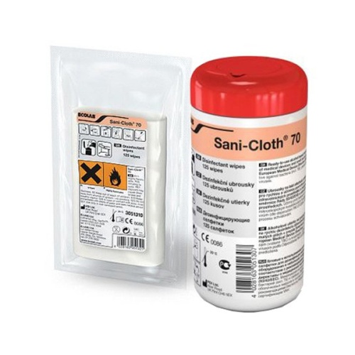 Sani-Cloth 70 / Салфетки влажные низковорсящие, пропитанные 70% 2-пропанолом